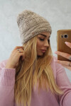 Fleecová čepice Edyta K298 béžová UNI