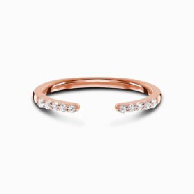 Royal Fashion prsten 14k zlato Vermeil GU-DR8937R-ROSEGOLD-TOPAZ Velikost: 8 (EU: 57-58)