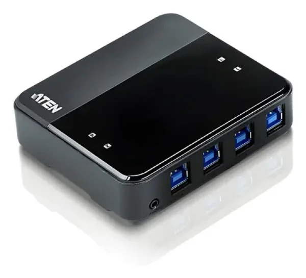 USB 3.2 Gen1 přepínač periferií 4 porty / USB přepínač / 4 porty / 5 Gb/s (US434)