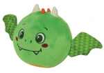 Clementoni BABY Plyšový míček Dráček s chrastítkem