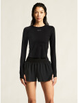 Běžecké tričko CRAFT Hypervent Tight Longsleeve - černé Velikost textilu: S