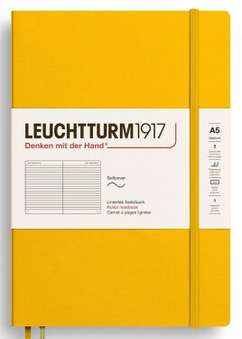 Zápisník Sunflower Softcover Medium (A5) linkovaný