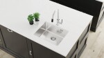 DEANTE ASTER chrom/černá Dřezová baterie, připojením vodního filtru BCA_064M