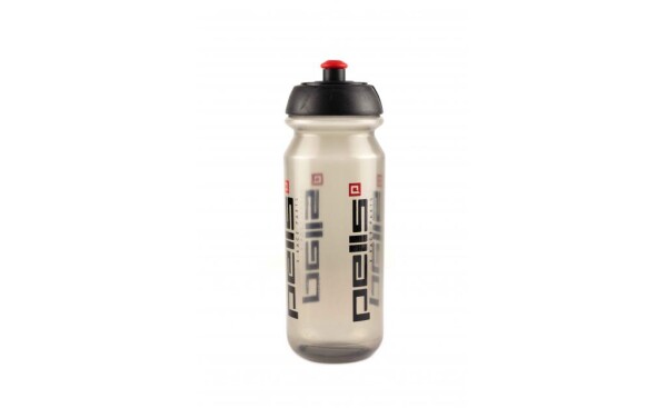 Láhev PELLS X-Race 600ml Grey Transparent, o objemu 0,6 litru.