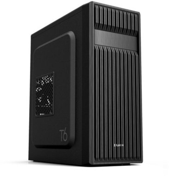 Zalman T6 černá / ATX / 1x USB 3.0 + 2x USB 2.0 / 1x 120mm/ bez zdroje / perforované čelo (ZM-T6)