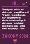 Zákony III 2024 Pracovnoprávne vzťahy zamestnávanie