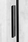 POLYSAN - ALTIS LINE BLACK čtvercový sprchový kout 1000x1000 rohový vstup, čiré sklo AL1512BAL1512B
