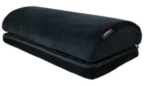 AROZZI Foot Rest Soft Fabric Velvet Black/ ergonomický polštář pod nohy/ sametově černý (AZ-FOOTREST-VELVET-BK)