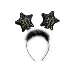 Partyday Narozeninová čelenka "30" ČERNÁ