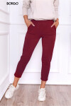 Dámské kalhoty LENA DARK MAROON L
