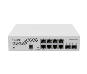 MikroTik Cloud Smart Switch CSS610-8G-2S+IN, 8 gigabit.portů, PoE-In, 2xSFP+, SwOS EDF_1017427