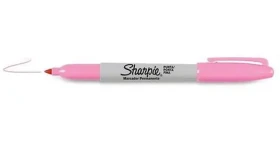 Sharpie Fine růžová / Popisovač permanentní / kulatý hrot F / 12ks (2025035)