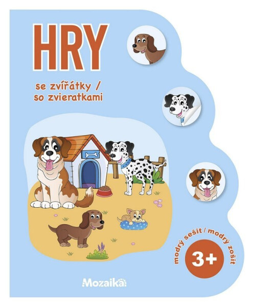 Hry se zvířátky/so zvieratkami 3+ - modrý sešit / modrý zošit