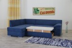 Nábytek VACULÍK Rohová sedačka PETRA - rozkládací + úložný prostor VARIANTA PROVEDENÍ: (š): 250 cm - opěry STANDART (48 cm)