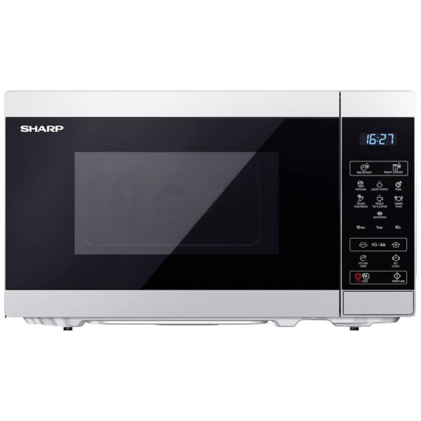 Sharp YC-MS02ES mikrovlnná trouba černá, stříbrná, bílá 800 W