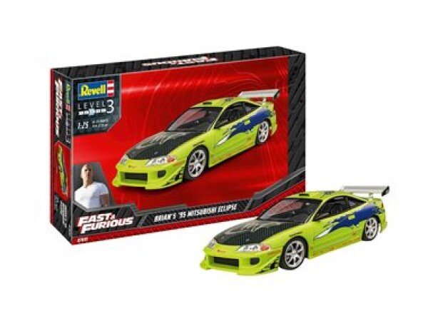 Revell Fast & Furious Brians 1995 Mitsubishi Eclipse ModelSet 67691 1:25