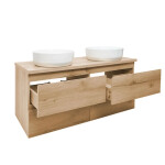 Koupelnová skříňka s krycí deskou SAT B-Way dub mat BWAY2120OAKDESK BWAY2120OAKDESK