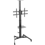 SpeaKa Professional SP-TVC-600 TV kolečkový vozík 152,4 cm (60) - 254,0 cm (100) nastavitelná výška, odnímatelný, nakláp