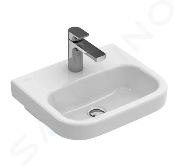 VILLEROY & BOCH - Architectura Umývátko 500x380 mm, bez přepadu, 1 otvor pro baterii, alpská bílá 43735101