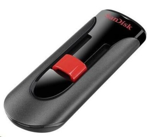 SanDisk Cruzer GLIDE 256 GB černo-červená / Flash Disk / USB 2.0 (SDCZ60-256G-B35)