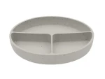KikkaBoo Talíř dělený s přísavkou Platinum Silicone Sand / od 6 měsíců (31302050033KB)