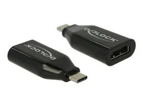 Delock USB Type-C (M) - HDMI (F) černá / Adaptér / DP Alt Mód / 4K / 60Hz (62978)