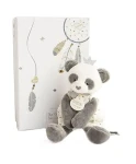 Doudou Dárková sada - Plyšová hračka panda s dečkou 20 cm