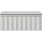 MEXEN/S - Rivel koupelnová skříňka pod umyvadlo 60 cm s deskou, 1 šuplík, reliéf , šedá mat 91A20-06023-1-BFC62