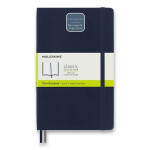 Zápisník Moleskine Expanded - měkké desky, L, čistý - modrý
