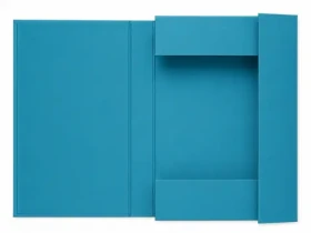 Mitama Color Touch modrá / Desky na dokumenty / 3 chlopně / gumička / hřbet 5 cm (62034-90280)