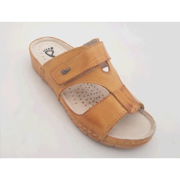 Pantofle PEON HB/1493-53 dámské bílo modrá