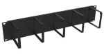 Solarix VP-05-2-00-B černá / Vyvazovací panel / 19" / 2U / ocelový (80191061)