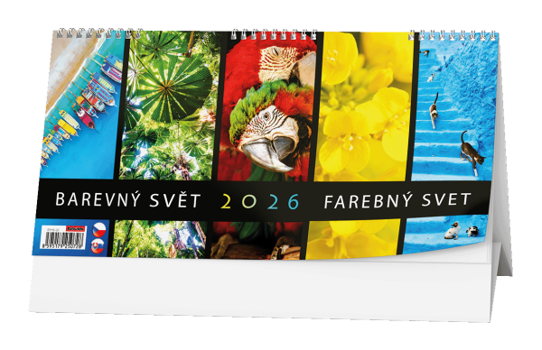 Stolní kalendář 2026 Baloušek - Barevný svět