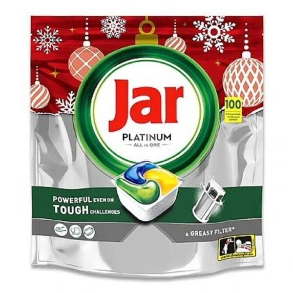 JAR PLATINUM Yellow Xmas kapsle do myčky 100 ks