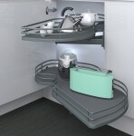 Inoxa výsuvný karusel Combis 2 :: pravý; titan/antracit; 450 (H21_3112_57)