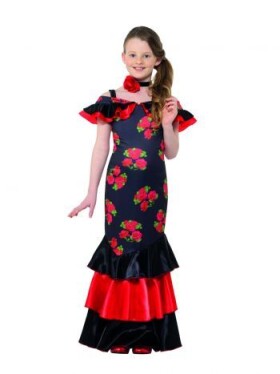 Dětský kostým flamenco tanečnice Velikost: 10-12 roků