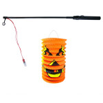 Lampion Haloween, 15 cm se svítící hůlkou 39 cm