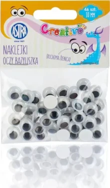 ASTRA CREATIVO Samolepící oči 10mm Bazilišek