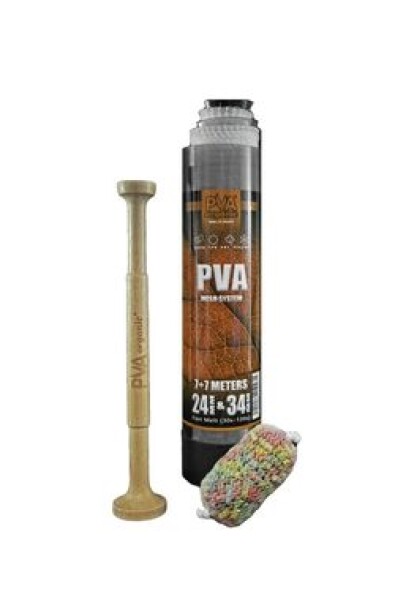 PVA Organic PVA punčochy na tubusu s dřevěným pěchovačem 7+7m 24+34mm (TUB2434)