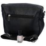Módní dámská koženková ledvinka/crossbody André, černá