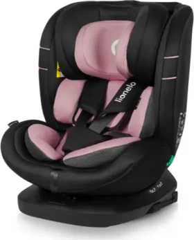 LIONELO Autosedačka Bastiaan i-Size Pink Rose / Výška 40-150 cm / ISOFIX, Top Tether / Otočení 360° (LO-BASTIAAN I-SIZE PINK ROSE)