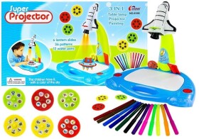 Mamido Dětský projektor na malování Raketa s 36 obrázky