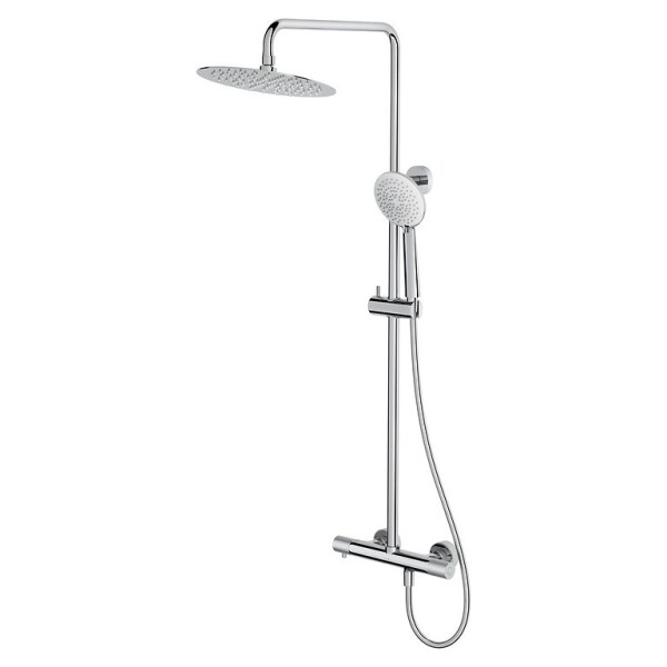 CERSANIT - Sprchový sloup ZEN s termostatickou baterií, chrom S951-782