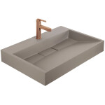 REA - Umyvadlo z litého mramoru GOYA TAUPE 70CM REA-U4414