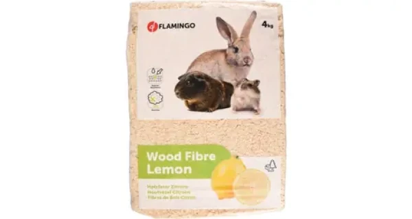 FLAMINGO Podestýlka dřevěná s vůní citronu 4kg