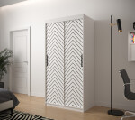 Šatní skříň Abi Jodelka 1 Barva korpusu: Dub artisan, Rozměry: 100 cm, Dveře: Bílá mat