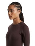 ICEBREAKER Wmns Merino 260 Zoneknit Seamless LS Crewe, Bittersweet velikost: L