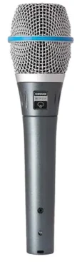 Shure BETA 87A šedá / dynamický mikrofon / kondenzátorový / XLR / 50 - 20000 Hz (Beta 87A)