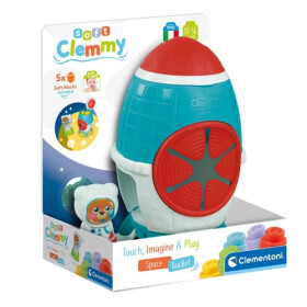 Soft Clemmy Senzorický box Vesmírná raketa kostkami