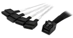 StarTech Mini SAS HD SFF-8643 - 4x SATA 1m / Kabel SAS / SFF-8643 / 4x SATA / černá (SAS43SAT1M)